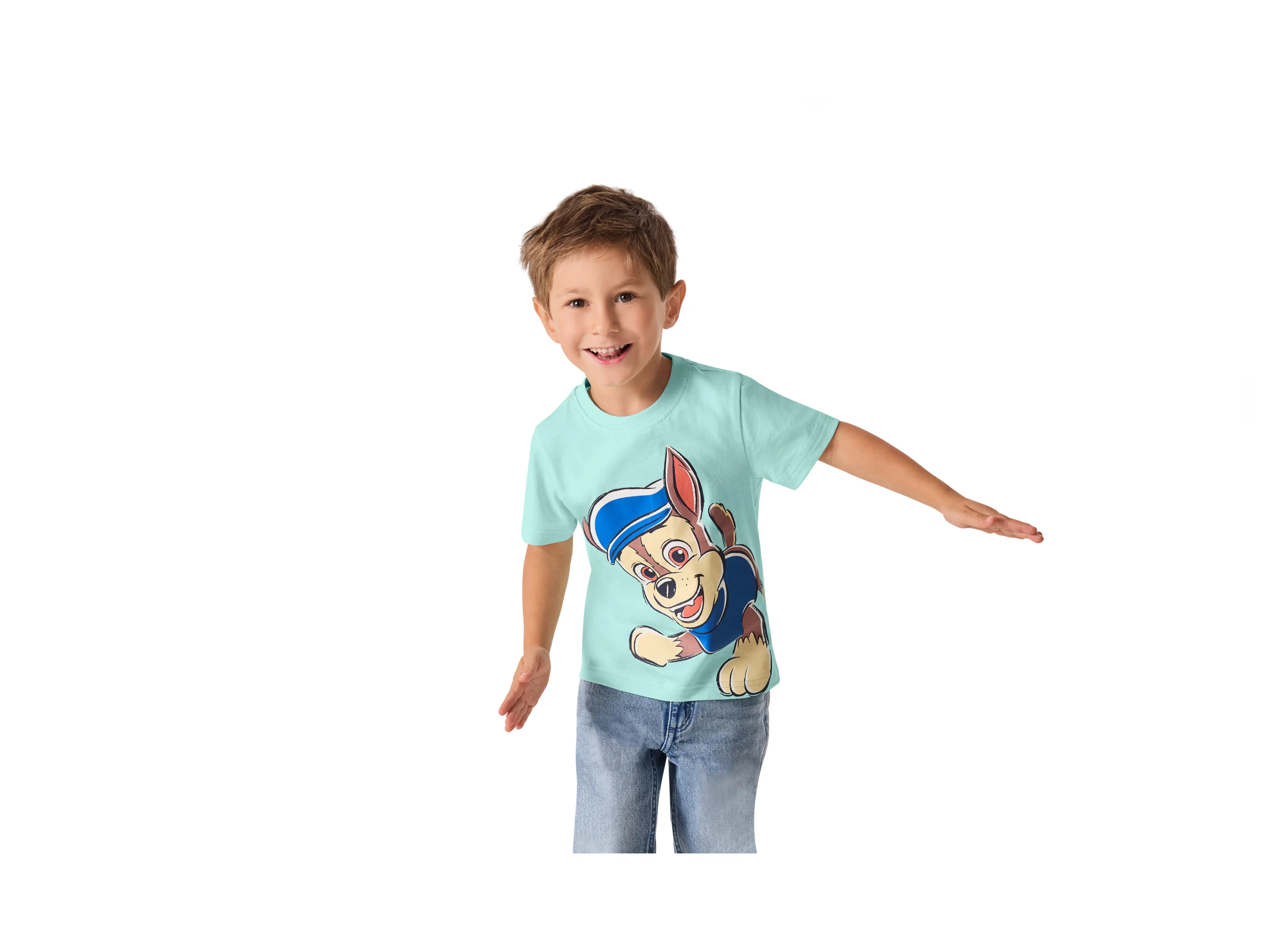 Kleinkinder T-Shirts »Paw Patrol«, 2 Stück (mint/blau, 98/104) – Bild 2 von 4
