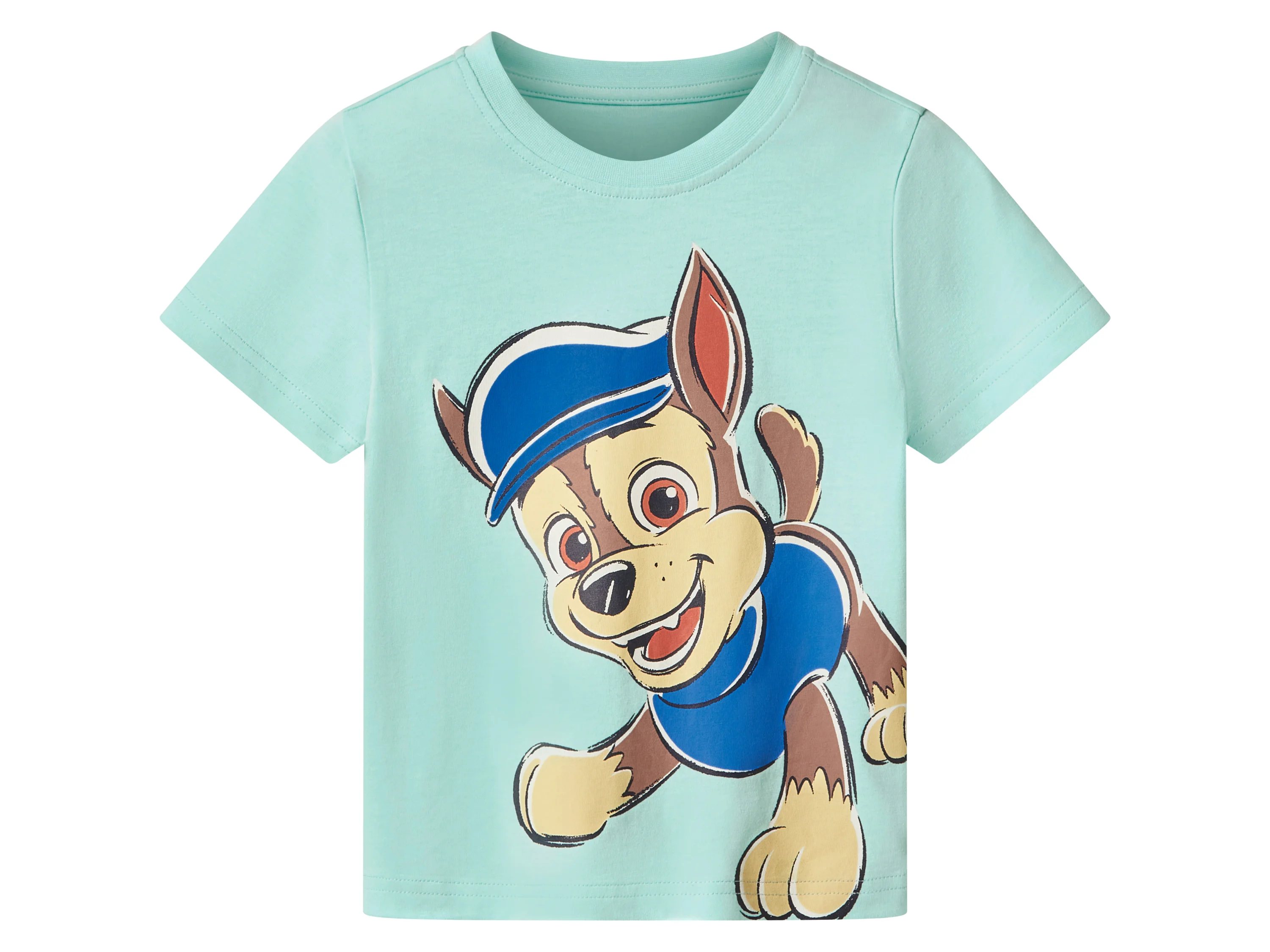 Kleinkinder T-Shirts »Paw Patrol«, 2 Stück (mint/blau, 98/104) – Bild 3 von 4