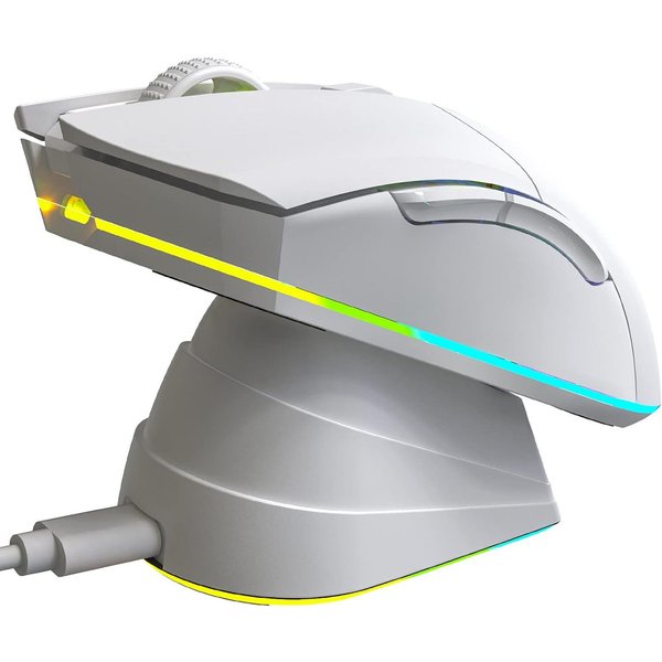 KLIM Blaze Pro Gaming-Maus (kabellos mit Ladestation und RGB Beleuchtung)