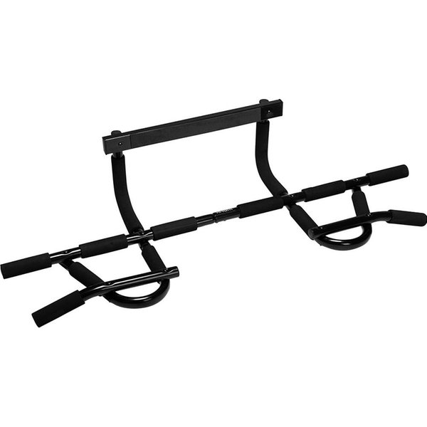 VirtuFit Klimmzugstange VirtuFit Pull Up Bar Deluxe Klimmzugstange für Türrahmen Schwarz