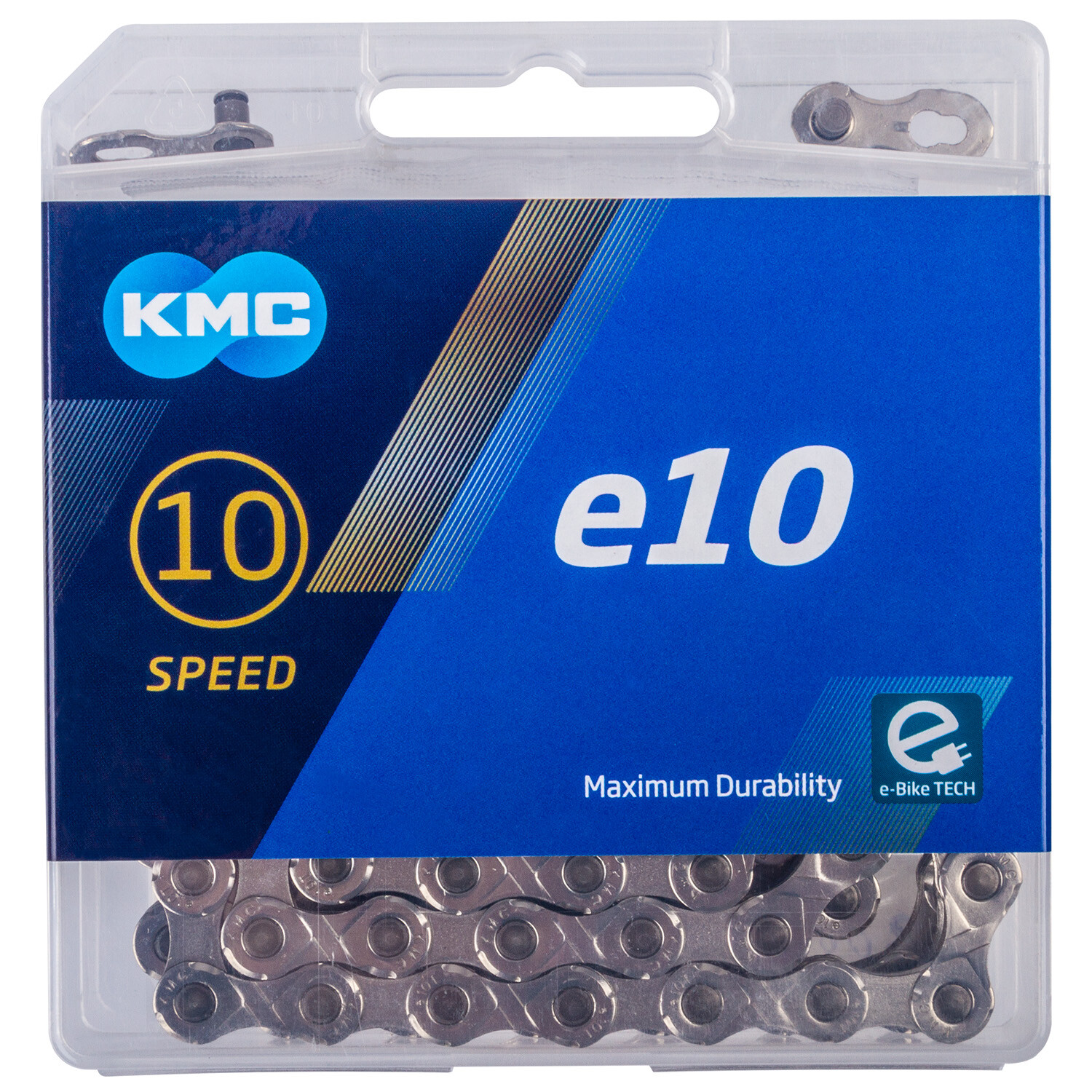 KMC E-Bike Kette E10 122 Glieder X-Bridge exzellentes Schaltverhalten f. 10-fach