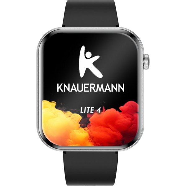 Knauermann Lite 4 (2026) Gesundheitsuhr mit GPS & Telefonfunktion Smartwatch, Bluetooth