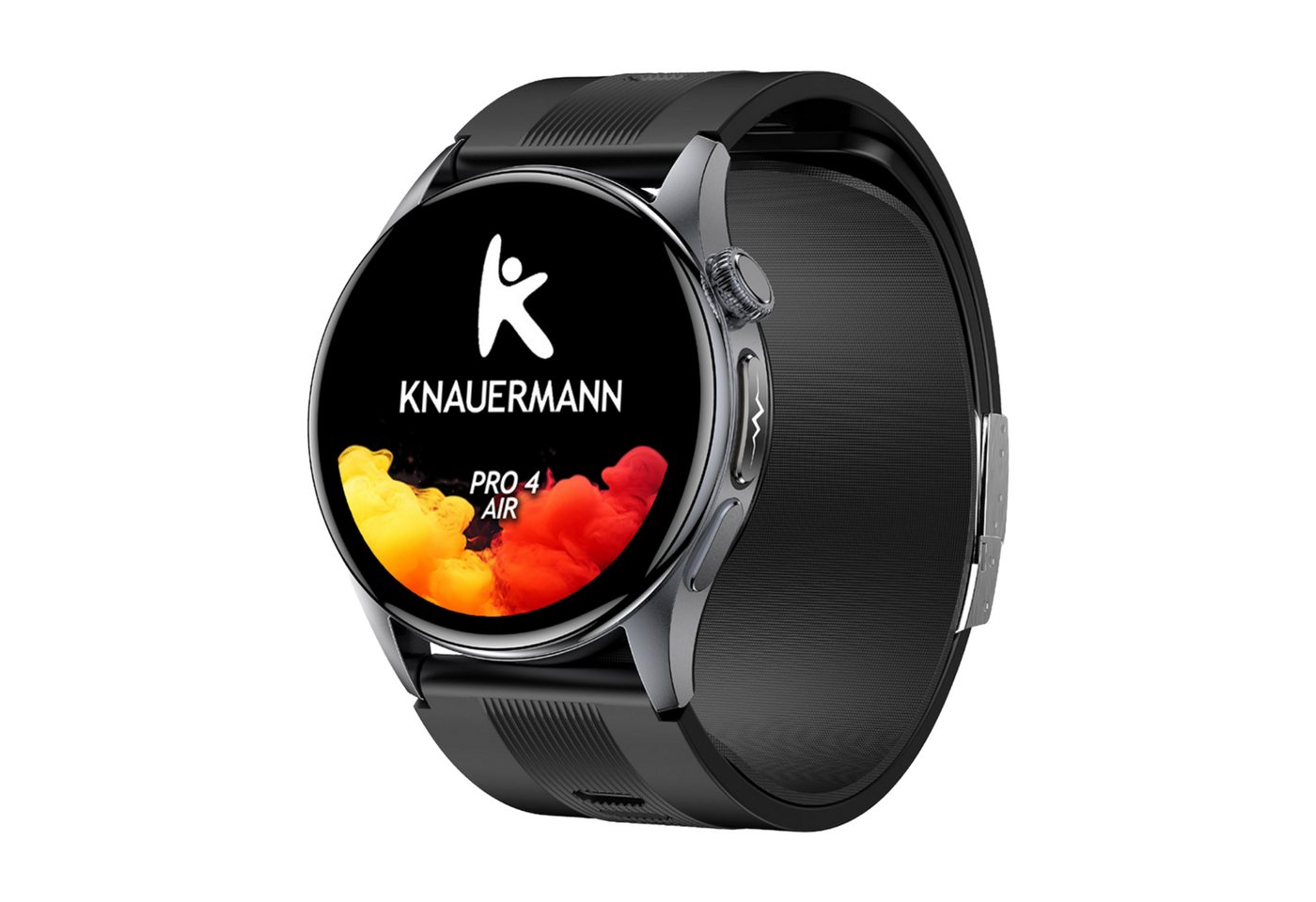Knauermann PRO 4 Air Smartwatch mit integrierter SOS-Funktion Smartwatch, Sport- und Gesundheitsfunktionen, Pflegefunktion, SOS-Taste – Bild 3 von 5