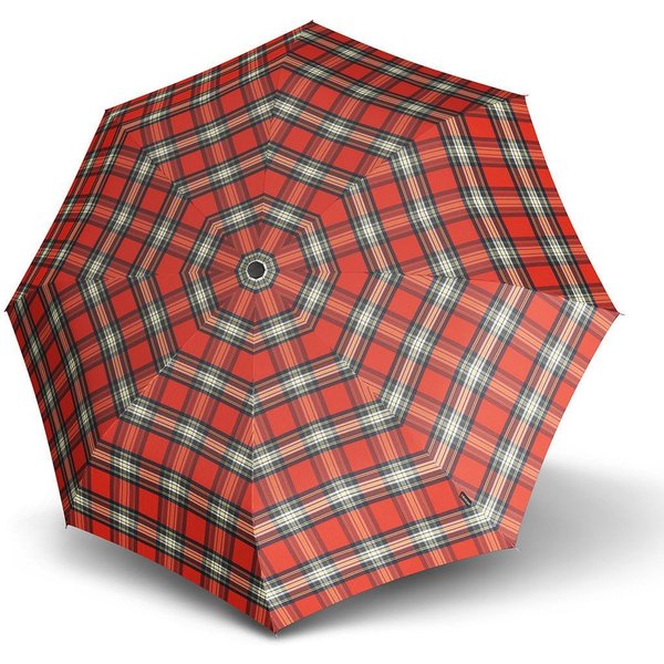 Knirps® Taschenregenschirm Duomatic Check