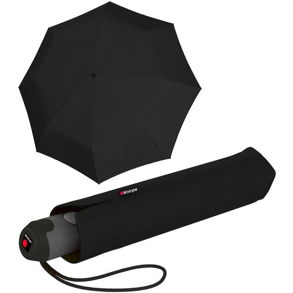 Knirps® Taschenregenschirm E.200 Duomatic mit leichtgängiger Auf-Zu-Automatik, mit farbigem Akzent am Griff