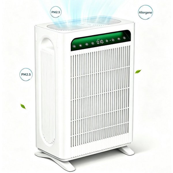 KNKA PRO Luftreiniger, für 120 m² Räume, mit HEPA-Filter für große Wohnräume ideal bei Allergien und Haustieren