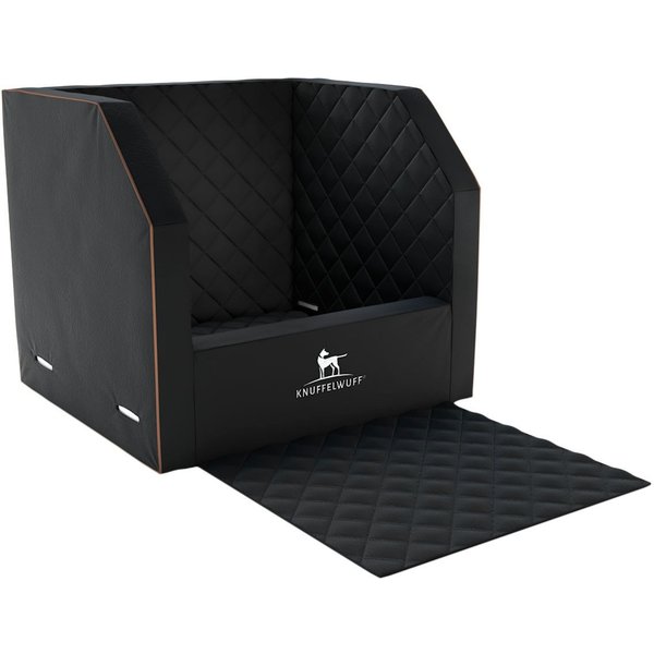 Knuffelwuff Tiertransportbox Cargo für den Vordersitz, Orthopädisch