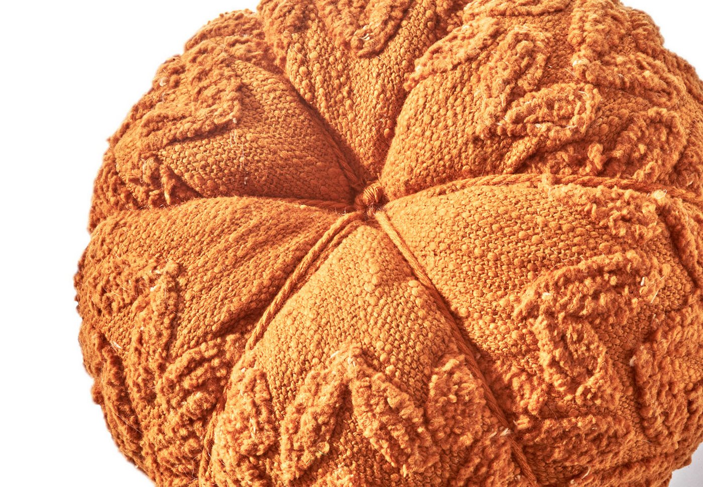 Kobolo Dekoobjekt Kürbis Herbstdeko aus Textil Set - 3 Größen orange Herbst Dekoration (3er Set, 3 St., verschiedene Größen), 1x 11x9 cm – Bild 5 von 5