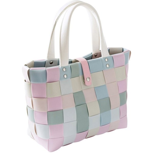 Kobolo Einkaufsshopper Einkaufstasche CANDY SMALL Henkeln und Verschluss, 3 l