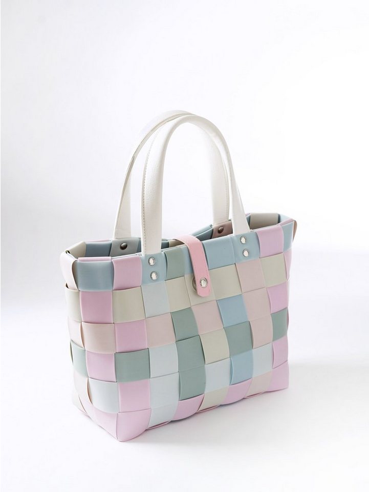 Kobolo Einkaufsshopper Einkaufstasche CANDY SMALL Henkeln und Verschluss, 3 l – Bild 3 von 5