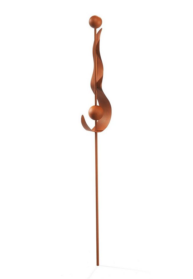 Kobolo Gartenstecker Dekostecker RUSTY DROPS in Rostoptik aus Metall (1 Stück) – Bild 3 von 5