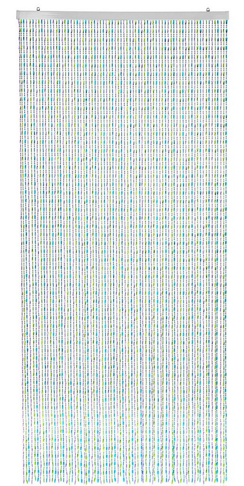 Kobolo Türvorhang Perlenvorhang RAINBOW 90x200 cm - Kunststoff bunt (1 St), Ösen – Bild 3 von 5