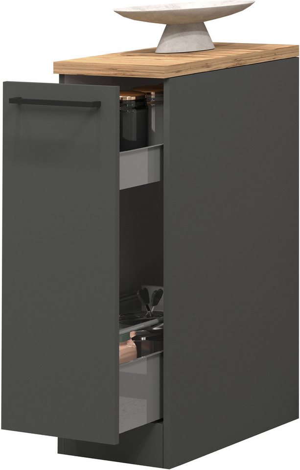 KOCHSTATION Apothekerschrank KS-Sole,Apothekerkommode Breite/Höhe 30/85 cm, Anbau-und Unterbau möglich – Bild 3 von 5