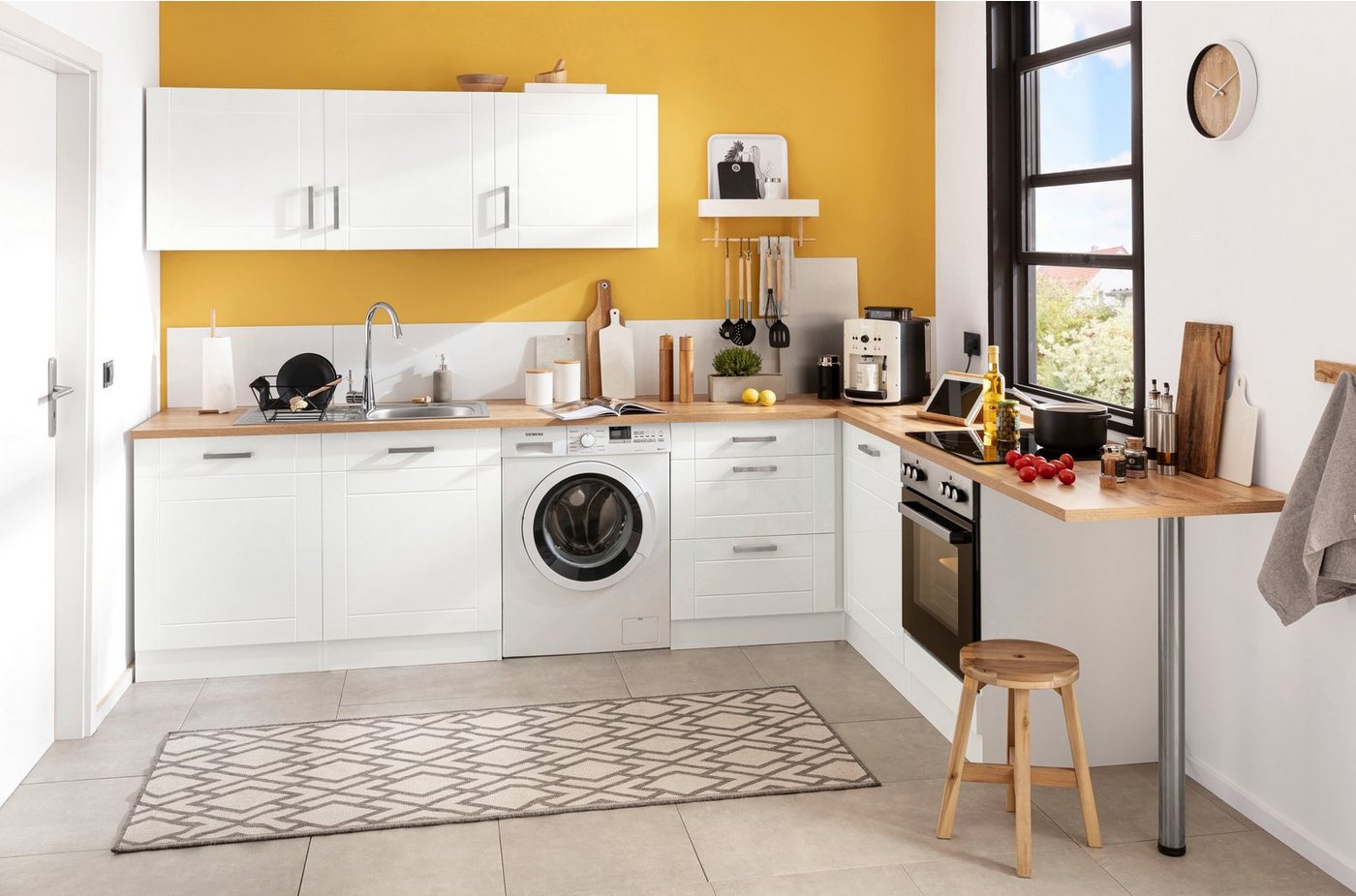 KOCHSTATION Arbeitsplatte KS-Universal, Stärke 28 mm, verschiedene Breiten und Farben – Bild 5 von 5
