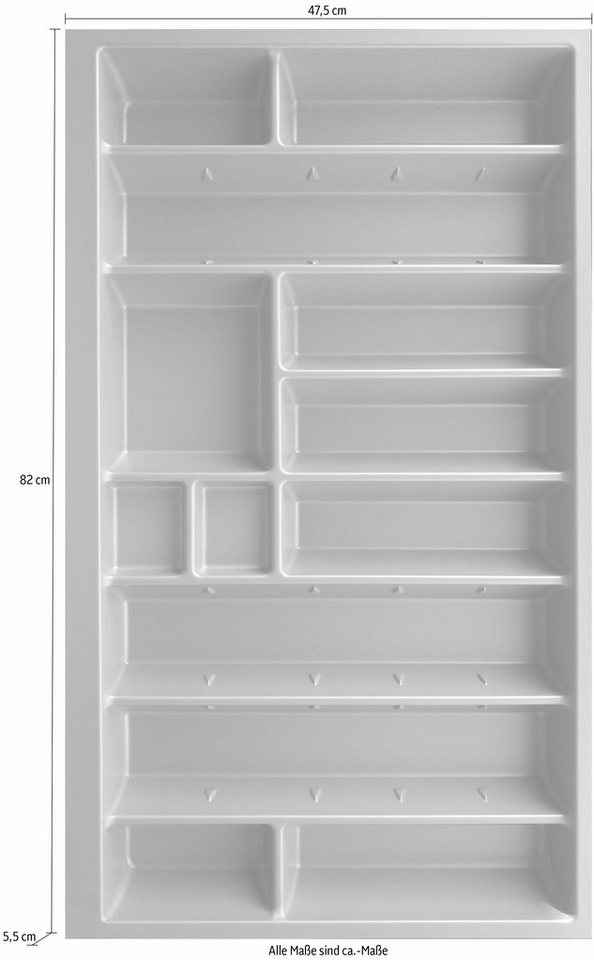 KOCHSTATION Besteckeinsatz Cara, 90 cm breit, für Schubkästen der Serien Tokio, Cara, Elga, Tara, Avio – Bild 2 von 3