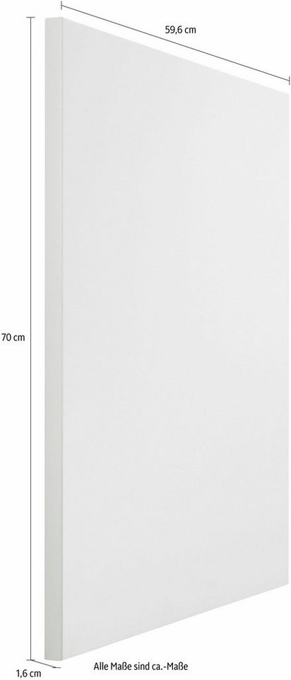 KOCHSTATION Frontblende KS-Cara, Tür für vollintegierbaren Geschirrspüler 60 cm – Bild 4 von 5
