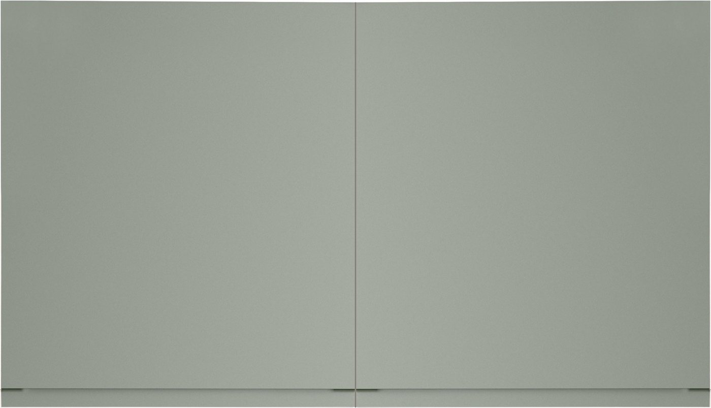 KOCHSTATION Hängeschrank KS-Virginia,neu in verbesserter Ausführung (Stauraum, Softclose) Breite 100 cm, 2 Türen, gedämpfte Scharniere – Bild 4 von 5