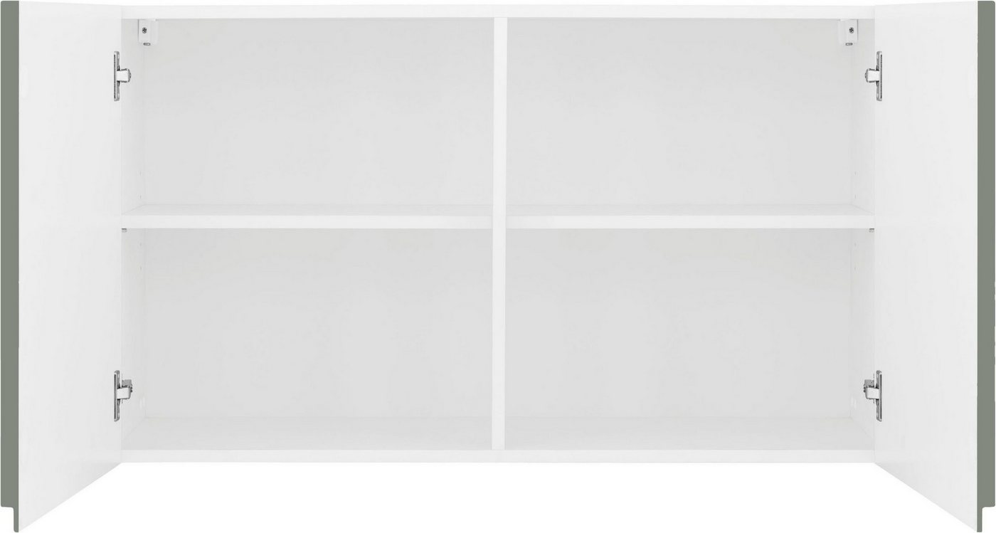 KOCHSTATION Hängeschrank KS-Virginia,neu in verbesserter Ausführung (Stauraum, Softclose) Breite 100 cm, 2 Türen, gedämpfte Scharniere – Bild 5 von 5