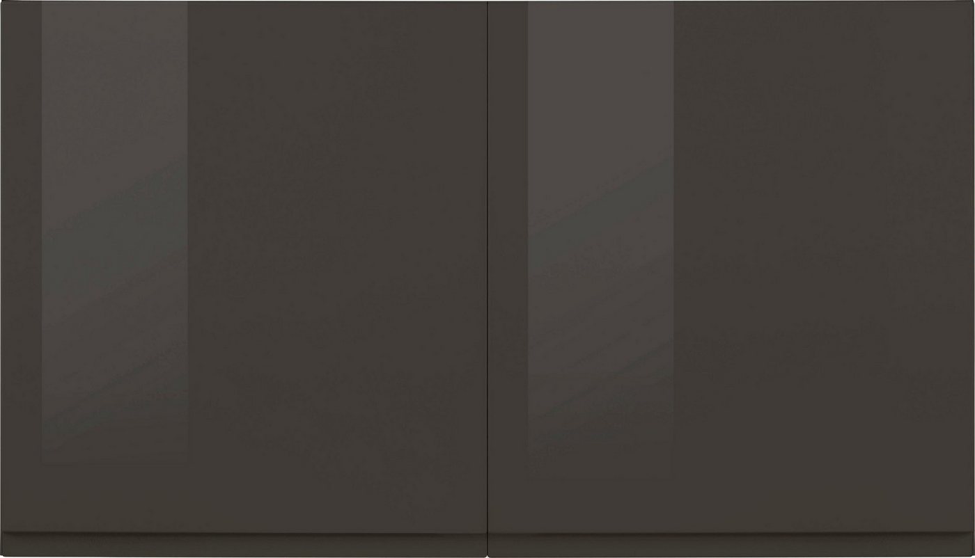 KOCHSTATION Hängeschrank KS-Virginia,neu in verbesserter Ausführung (Stauraum, Softclose) Breite 100 cm, 2 Türen, gedämpfte Scharniere – Bild 4 von 5