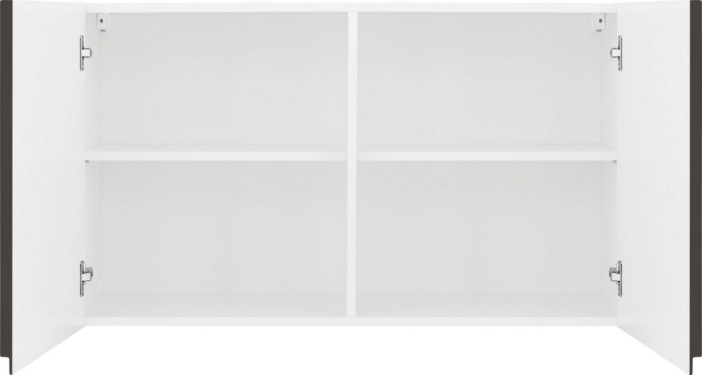 KOCHSTATION Hängeschrank KS-Virginia,neu in verbesserter Ausführung (Stauraum, Softclose) Breite 100 cm, 2 Türen, gedämpfte Scharniere – Bild 5 von 5