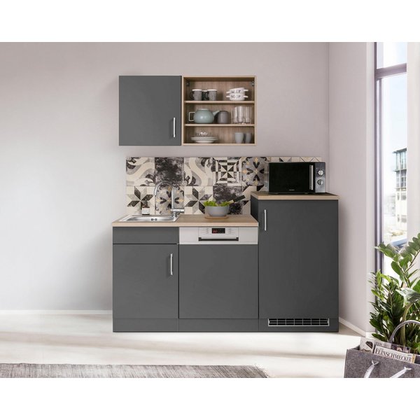 KOCHSTATION Küche KS-Mali, Breite 170 cm, mit E-Geräten