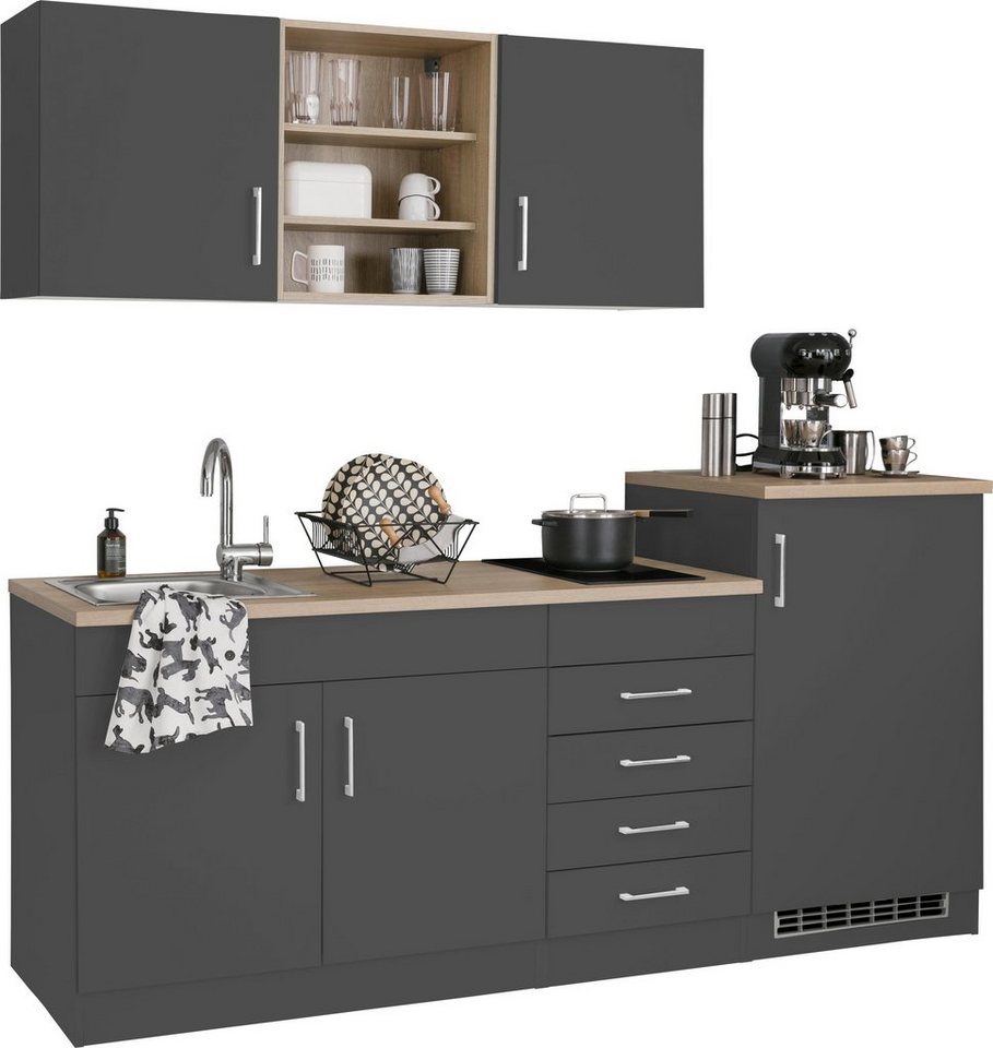 KOCHSTATION Küche KS-Mali, Breite 210 cm, mit E-Geräten – Bild 2 von 5