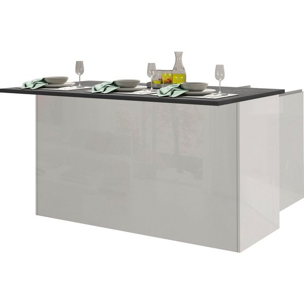 KOCHSTATION Kücheninsel KS-Sole, Kücheninsel, Breite 155 cm, 3 Türen