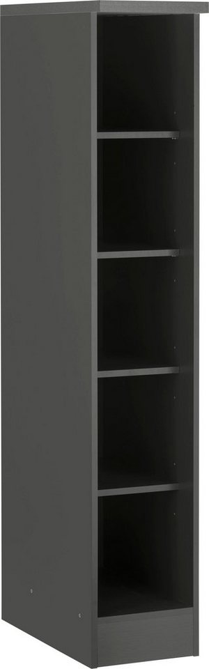 KOCHSTATION Küchenregal KS-Colmar, 30 cm breit, 165 cm hoch, 4 verstellbare Einlegeböden, viel Stauraum – Bild 3 von 5