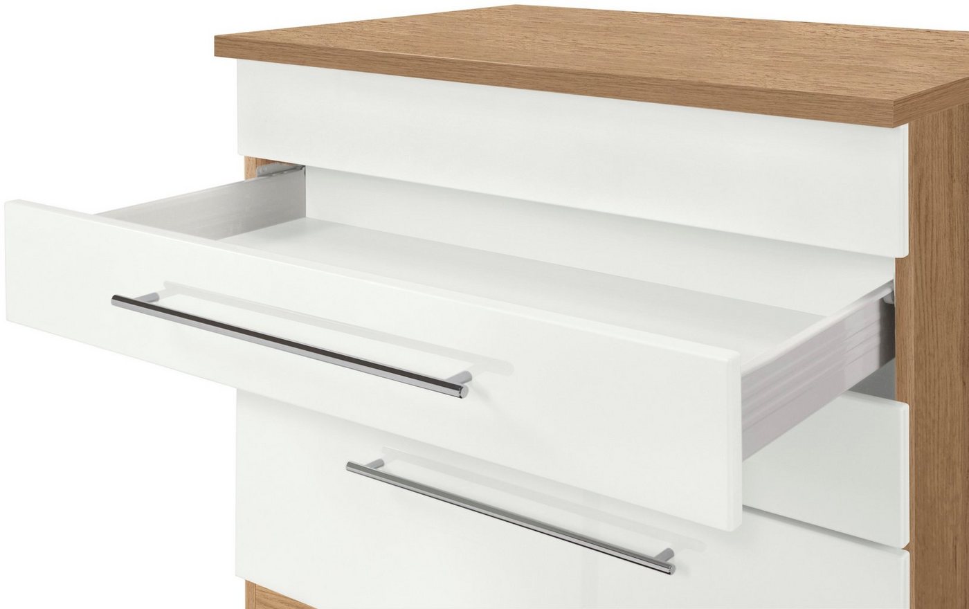 KOCHSTATION Küchenzeile KS-Wien, Breite 440 cm, wahlweise mit E-Geräten und Induktion – Bild 5 von 5