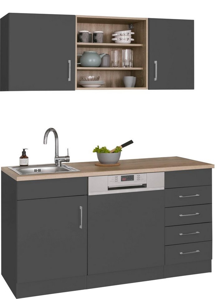KOCHSTATION Pantryküche KS-Mali, Breite 150 cm, mit E-Geräten – Bild 3 von 5