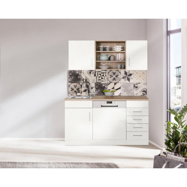 KOCHSTATION Pantryküche KS-Mali, Breite 150 cm, mit E-Geräten