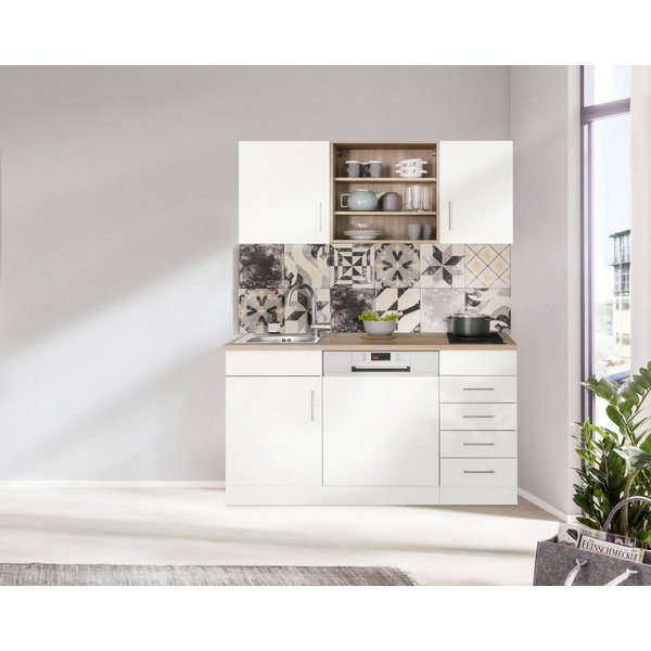 KOCHSTATION Pantryküche KS-Mali, Breite 150 cm, mit E-Geräten