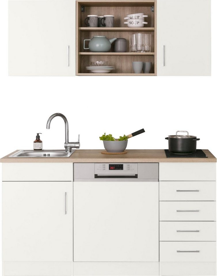 KOCHSTATION Pantryküche KS-Mali, Breite 150 cm, mit E-Geräten – Bild 2 von 5