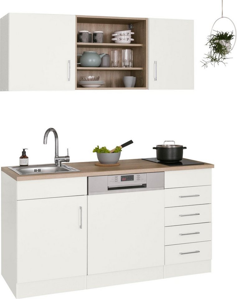 KOCHSTATION Pantryküche KS-Mali, Breite 150 cm, mit E-Geräten – Bild 3 von 5