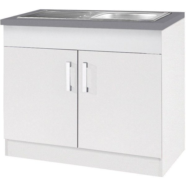 KOCHSTATION Spülenschrank KS-Toronto, Breite 100 cm