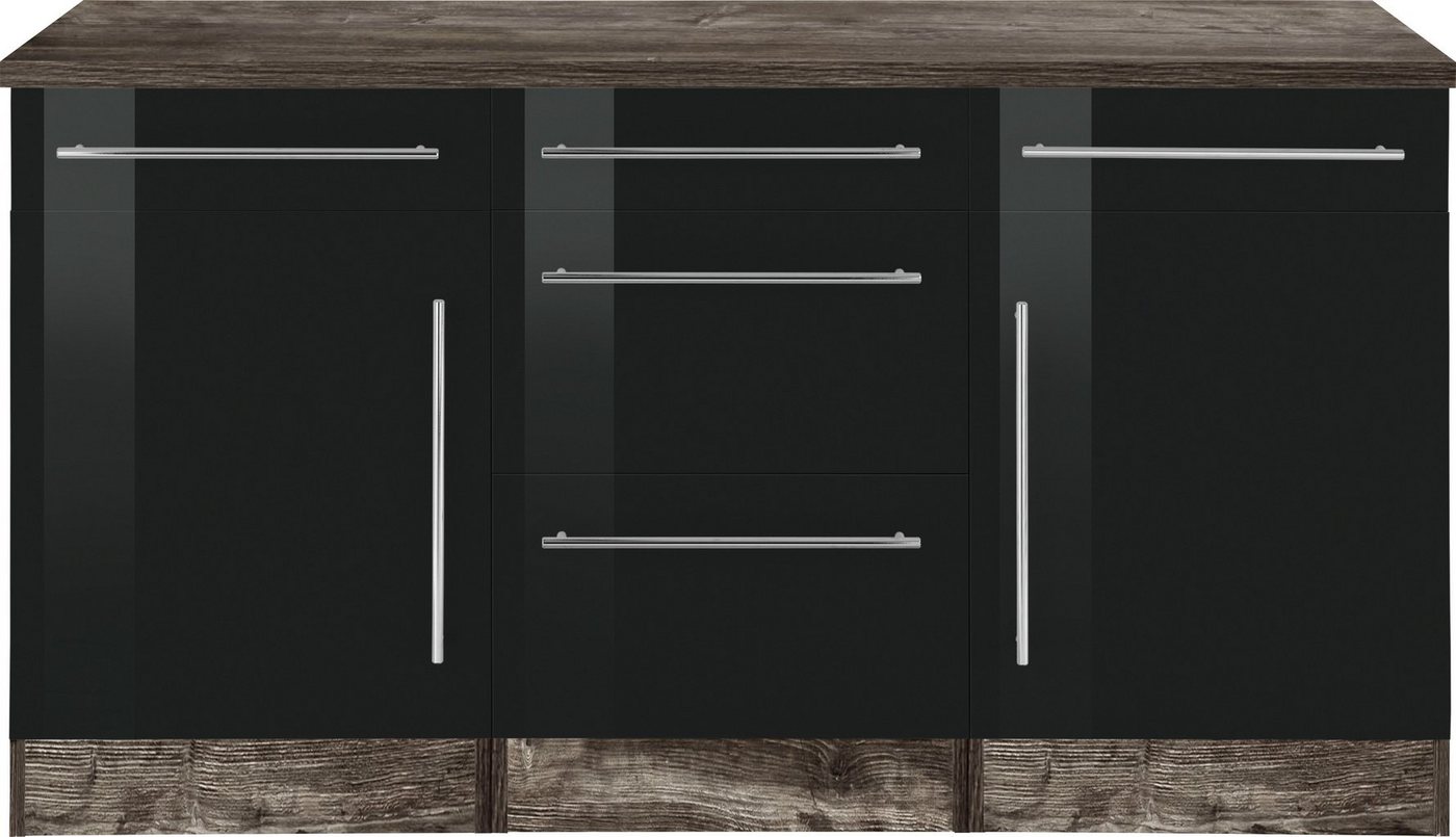 KOCHSTATION Unterschrank KS-Samos Breite 150 cm – Bild 2 von 5