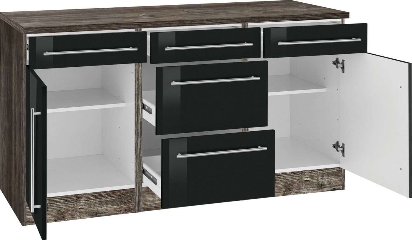 KOCHSTATION Unterschrank KS-Samos Breite 150 cm – Bild 3 von 5