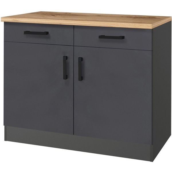 KOCHSTATION Unterschrank KS-Toronto, Breite 100 cm
