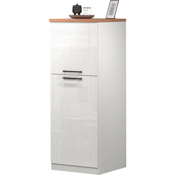 KOCHSTATION Vorratsschrank KS-Sole,Hauswirtschaftsschrank,Stauschrank,Küchenschrank Breite/Höhe 60/165 cm, 5 Fächer