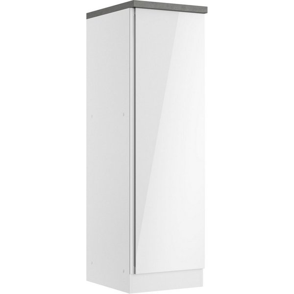 KOCHSTATION Vorratsschrank KS-Virginia,neu in verbesserter Ausführung (Arbeitsplatte 38 mm stark, Stauraum, Softclose) Maße (B/H/T): ca. 50/166/60 cm, Türanschl
