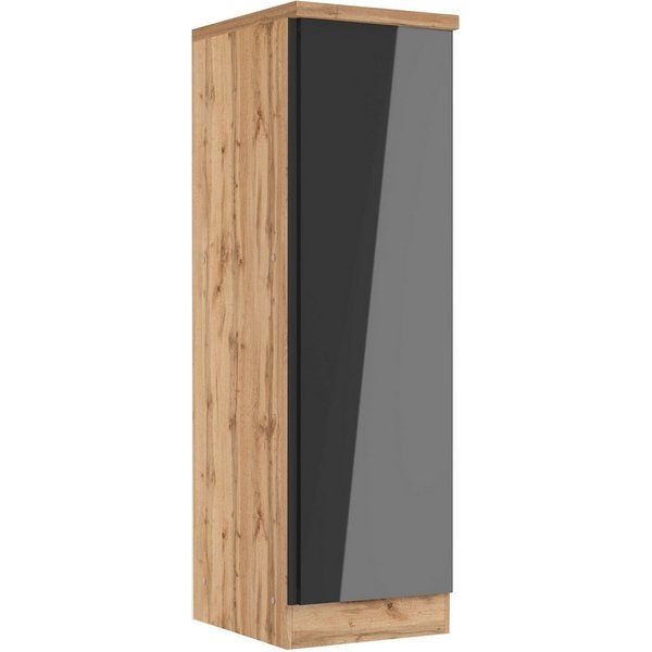 KOCHSTATION Vorratsschrank KS-Virginia,neu in verbesserter Ausführung (Arbeitsplatte 38 mm stark, Stauraum, Softclose) Maße (B/H/T): ca. 50/166/60 cm, Türanschl
