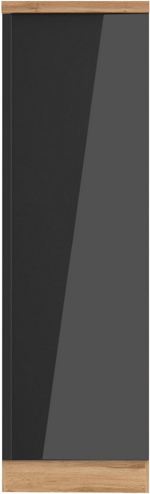 KOCHSTATION Vorratsschrank KS-Virginia,neu in verbesserter Ausführung (Arbeitsplatte 38 mm stark, Stauraum, Softclose) Maße (B/H/T): ca. 50/166/60 cm, Türanschl – Bild 4 von 5