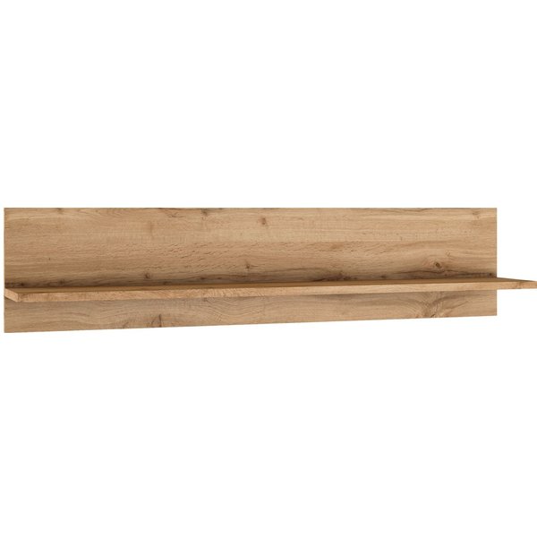 KOCHSTATION Wandboard KS-Milan, Regal in natürlichen Wotaneiche-Dekor, praktische Ablagefläche