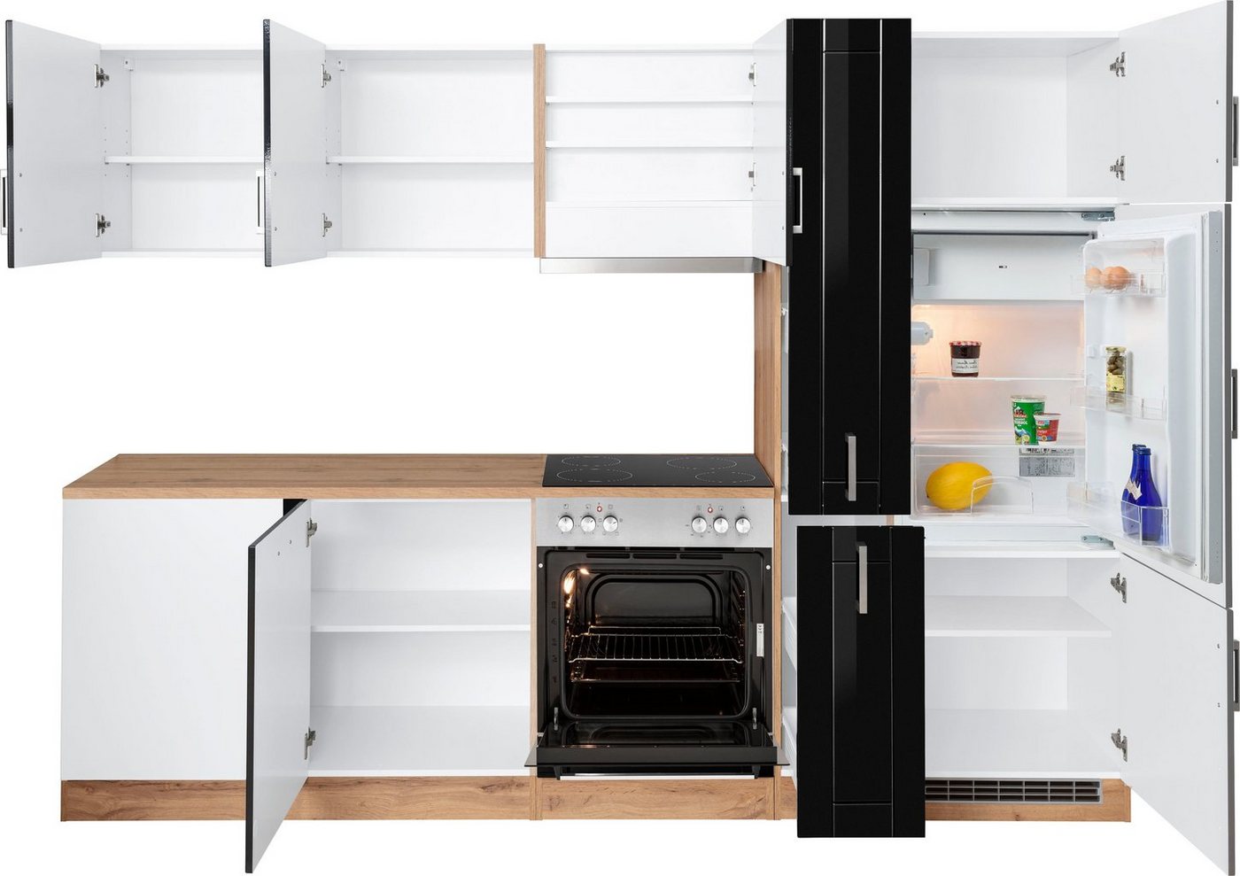 KOCHSTATION Winkelküche KS-Tinnum, mit E-Geräten, Stellbreite 240/270 cm – Bild 3 von 5