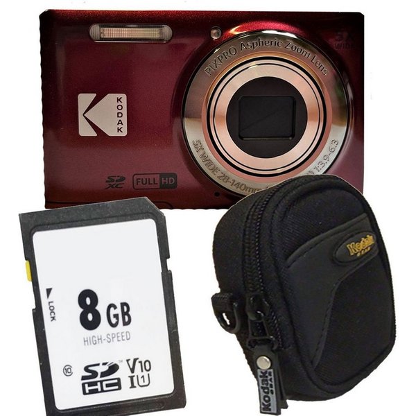 Kodak Kodak FZ55 rot Digitalkamera Set Angebot Kompaktkamera