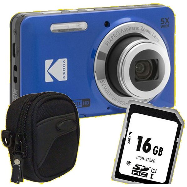 Kodak PixPro FZ55 blau Kompaktkamera Kompaktkamera
