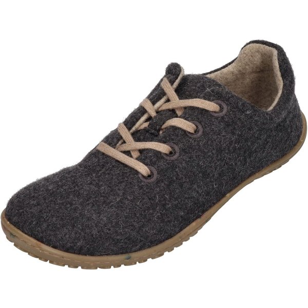 KOEL INES ECO MERINO Barfußschuh dark grey