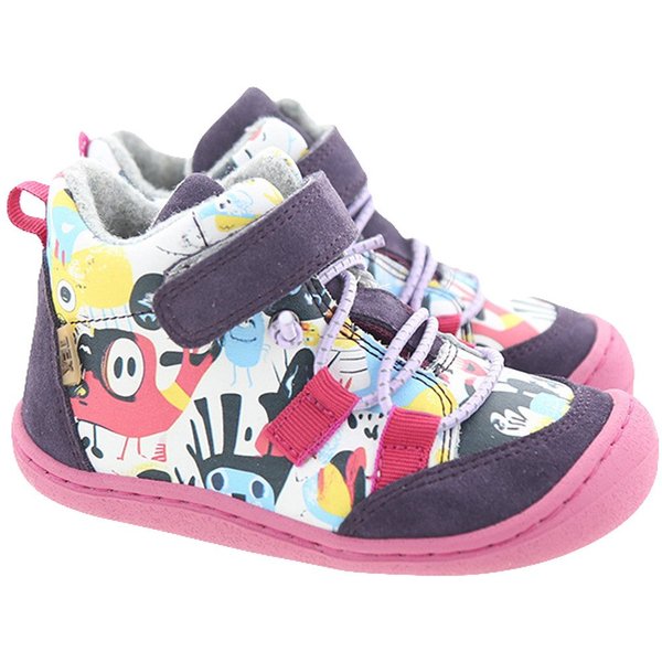 KOEL Koel Schuhe Barfußschuhe Barefoot Beau Prints Tex Leder Wolle Bootsschuh