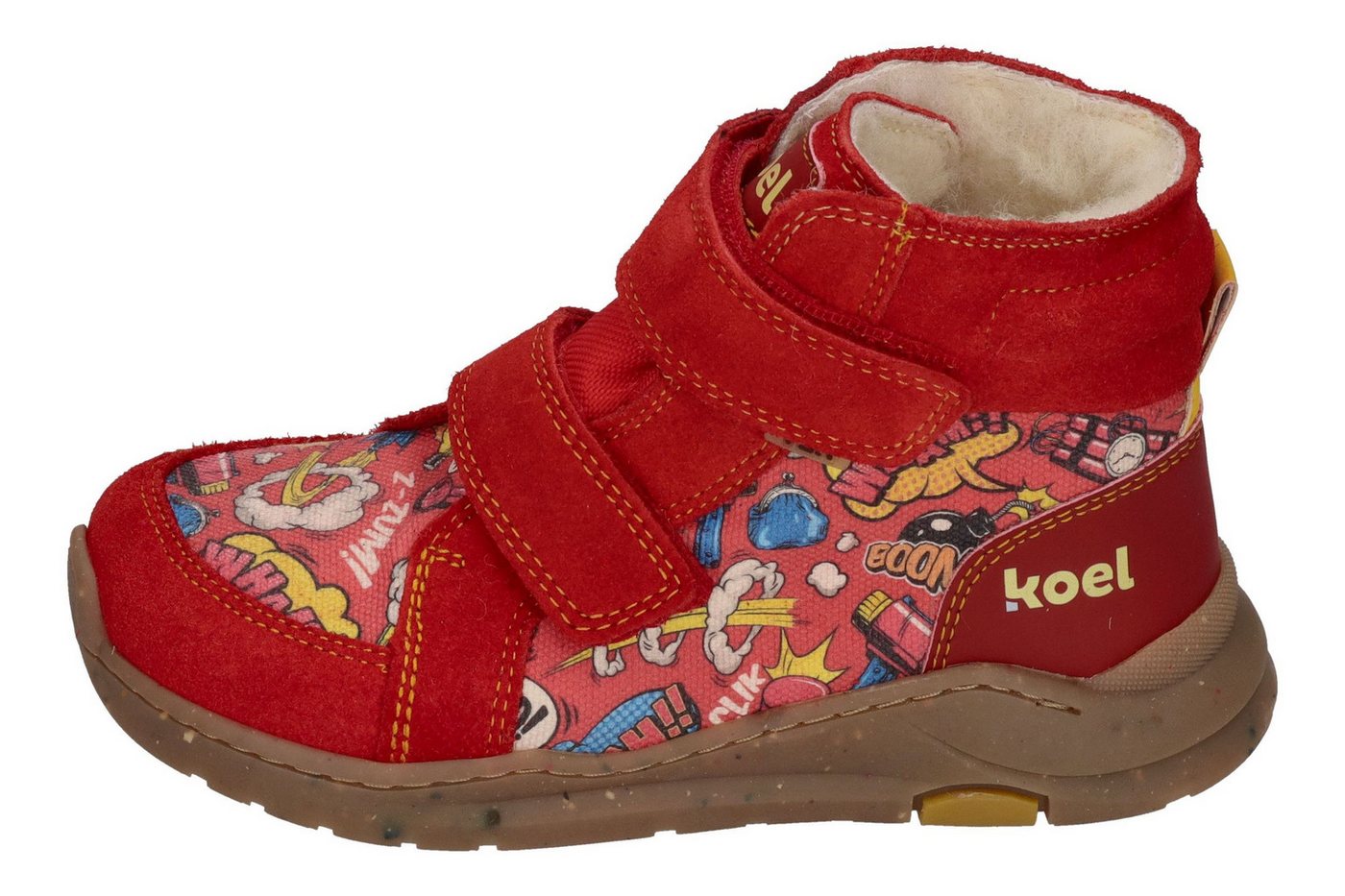 KOEL SILAS TEX PRINT Barfußschuh red – Bild 2 von 5
