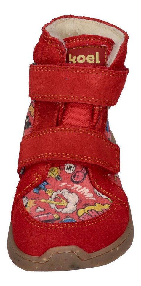 KOEL SILAS TEX PRINT Barfußschuh red – Bild 3 von 5
